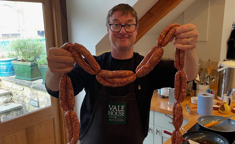Jar of wild garlic pesto at Vale House Kitchen